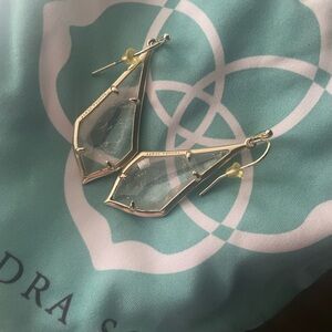 Gold Kendra Scott earrings